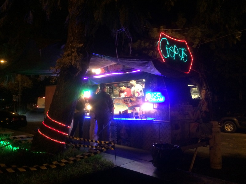 monchería atómica food truck in guadalajara, mexico, serves crepes and more seven nights a week