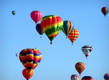 hot air balloons