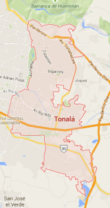 Tonalá Map