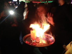 flaming shots